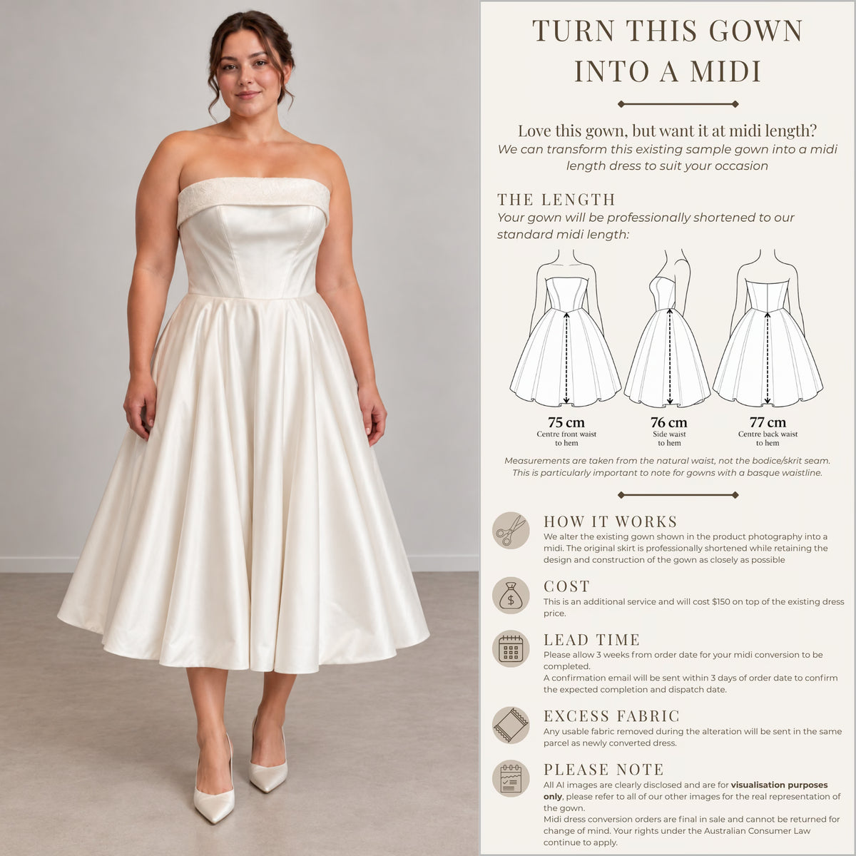Arabella, Ivory - Size 18