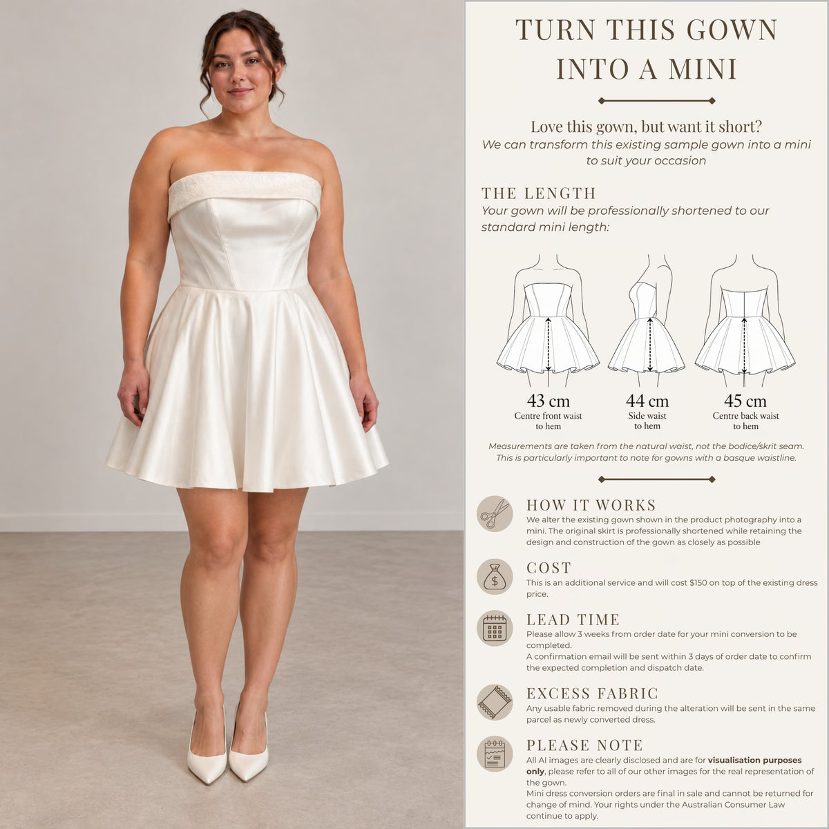 Arabella, Ivory - Size 18
